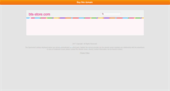 Desktop Screenshot of bts-store.com